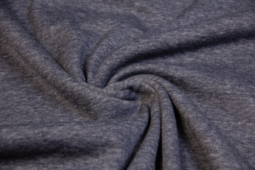 Alpenfleece, uni, dunkelblau meliert, 0,5 m